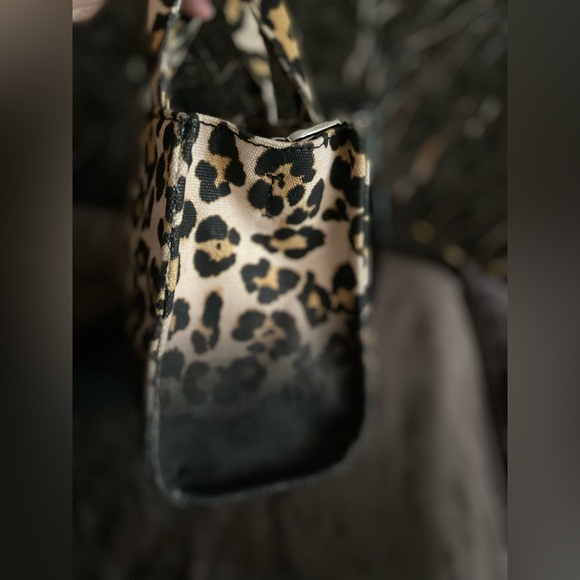 DKNY Black and Tan Leopard Crossbody Bag - Picture 7 of 14